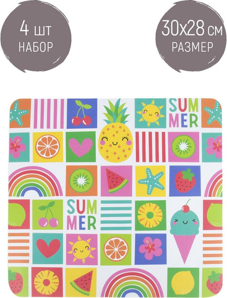 Изображение товара Набор плейсматов Nouvelle Лето / 4430598-Н4 (4шт)
