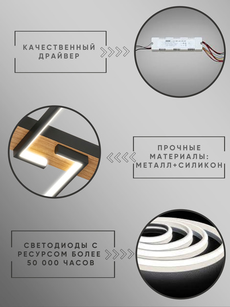 Изображение товара Потолочный светильник Aitin-Pro WD1019 (черный)