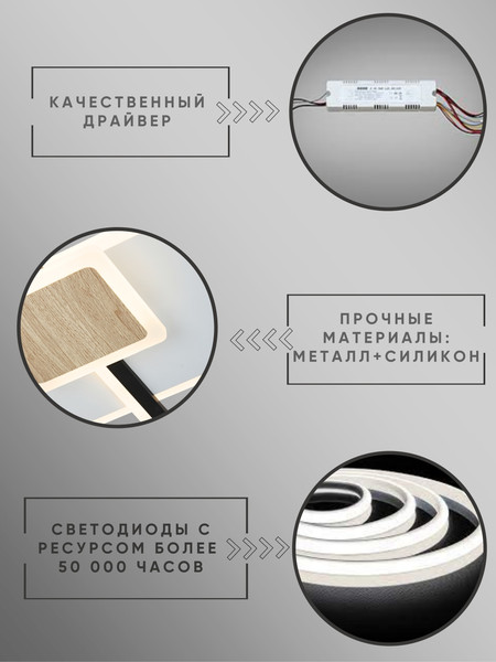 Изображение товара Люстра Aitin-Pro WD1042 (черный/белый)