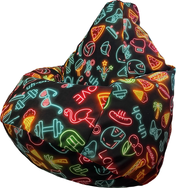 Изображение товара Бескаркасное кресло Flagman Груша Мега XXXL Г3.5-345 (neon)