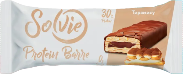 Изображение товара Набор протеиновых батончиков Solvie Protein Barre Тирамису (24x50г)