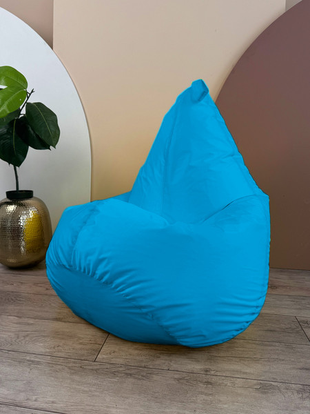 Изображение товара Бескаркасное кресло Flagman Груша Софт 130x85 XL GXL.2-14 (голубой)