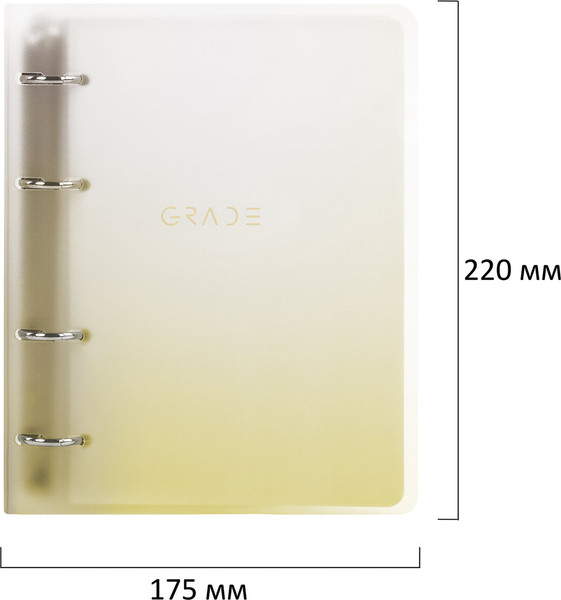 Изображение товара Тетрадь Brauberg Grade / 404628 (120л, желтый)