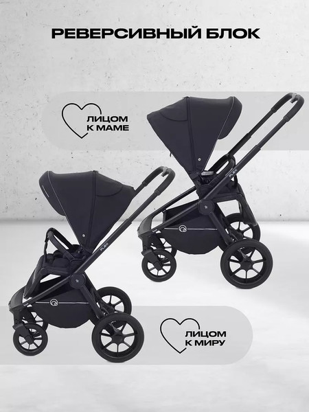 Изображение товара Детская универсальная коляска Rant Flex 3в1 / RA077 (черный)