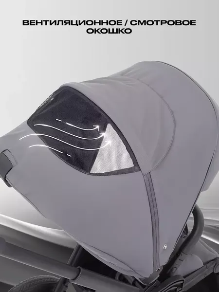 Изображение товара Детская универсальная коляска Rant Flex 3в1 / RA077 (графит)