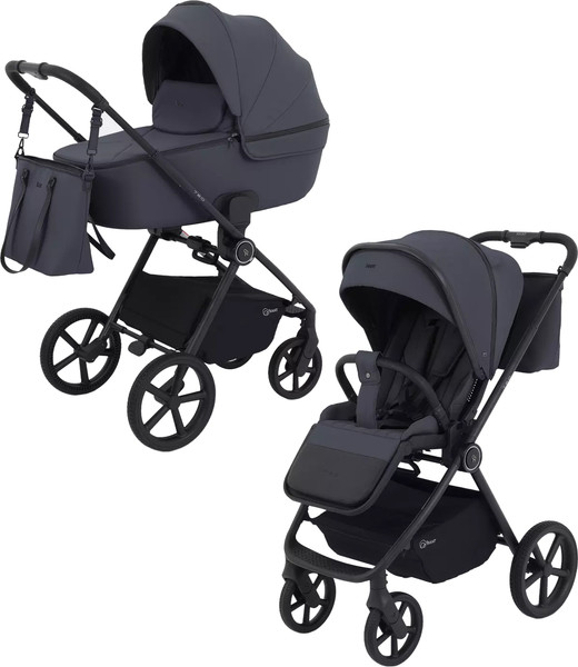 Изображение товара Детская универсальная коляска Rant Teo 2в1 / RA120 (графит)