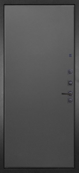 Изображение товара Входная дверь ГРАНИТ Гранж 77 графит нубук (86x205, правая)