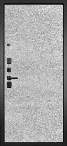 Изображение товара Входная дверь ГРАНИТ Гранж 77-1 бетон светлый (86x205, левая)