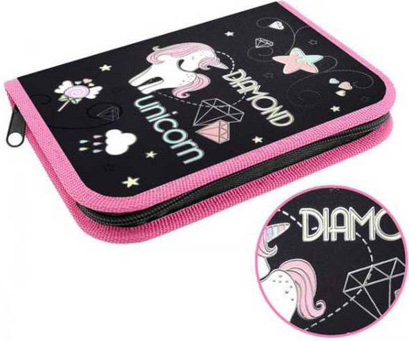 Изображение товара Пенал Оникс Единорог в алмазах / ПКК 04-12