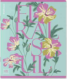 Изображение товара Тетрадь Erich Krause Floral Soul / 63424 (80л)