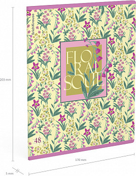 Изображение товара Тетрадь Erich Krause Floral Soul / 63424 (80л)