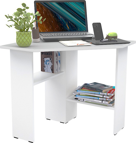 Изображение товара Компьютерный стол МДК Амур 74.5x80x80 (белый)