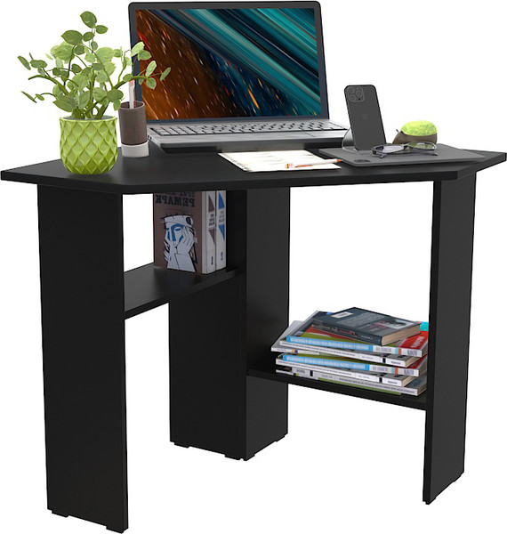 Изображение товара Компьютерный стол МДК Амур 74.5x80x80 (черный)