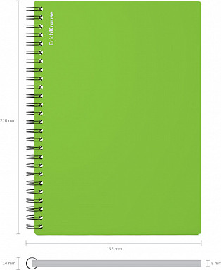 Изображение товара Тетрадь Erich Krause Reef / 54138 (80л, лайм)