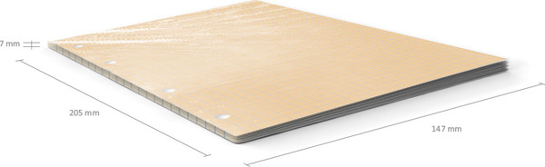 Изображение товара Сменный блок листов Erich Krause 32992 (80л, персиковый)