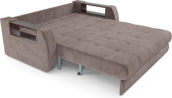 Изображение товара Диван Mebel-Ars Аккордеон Барон №3 НПБ 120x200 (Vivaldi 6/капучино)