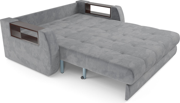 Изображение товара Диван Mebel-Ars Аккордеон Барон №3 НПБ 140x200 (Vivaldi 92/темно-серый)