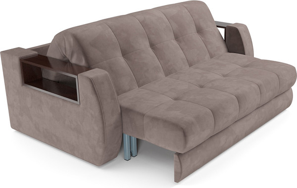 Изображение товара Диван Mebel-Ars Аккордеон Барон №3 НПБ 155x200 (Vivaldi 6/капучино)