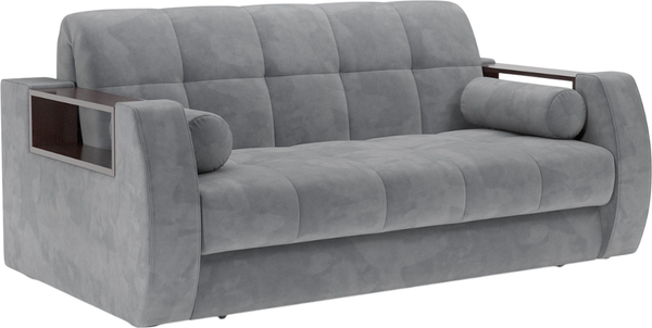 Изображение товара Диван Mebel-Ars Аккордеон Барон №3 НПБ 155x200 (Vivaldi 92/темно-серый)