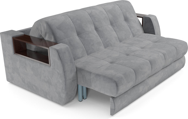 Изображение товара Диван Mebel-Ars Аккордеон Барон №3 НПБ 180x200 (Vivaldi 92/темно-серый)