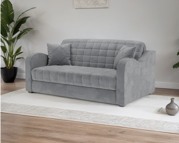 Изображение товара Диван Mebel-Ars Аккордеон Барон №4 (Vivaldi 92/темно-серый)