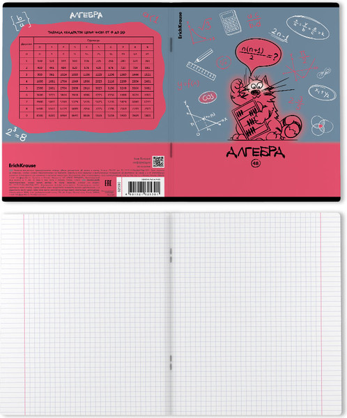 Изображение товара Тетрадь предметная Erich Krause Котоформулы. Алгебра / 62530 (48л)