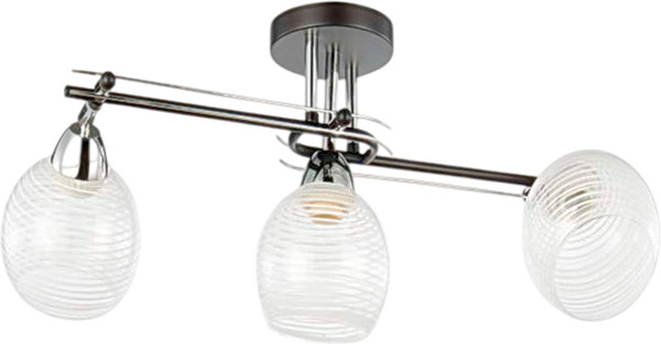 Изображение товара Спот Aitin-Pro НПБ 02-3x60-101 / 6103/3 (черный/хром)