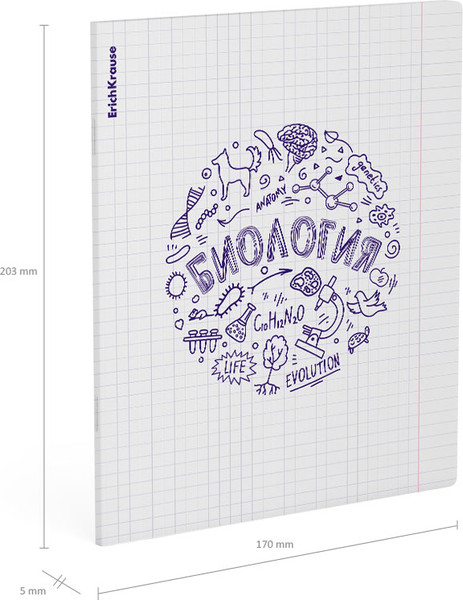 Изображение товара Тетрадь предметная Erich Krause Chaos. Биология / 59513 (48л)