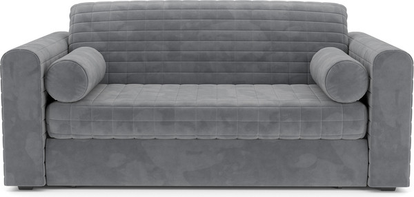 Изображение товара Диван Mebel-Ars Аккордеон Барон №5 ППУ 180x200 (Vivaldi 92/темно-серый)