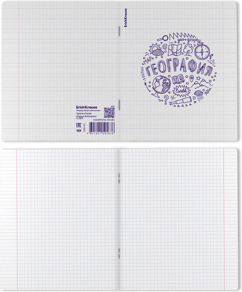 Изображение товара Тетрадь предметная Erich Krause Chaos. География / 59463 (48л)
