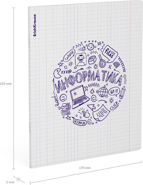 Изображение товара Тетрадь предметная Erich Krause Chaos. Информатика / 59467 (48л)