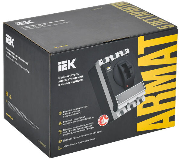 Изображение товара Выключатель автоматический IEK AR-MCCB-3G-050-0250A-ATUC
