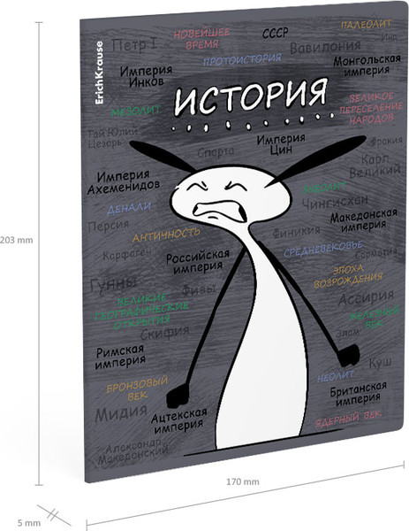 Изображение товара Тетрадь предметная Erich Krause Чубрик. История / 59476 (48л)