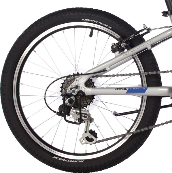 Изображение товара Велосипед Novatrack 20 Prime 20AH6V.PRIME.SL23 (серебристый, разобранный, в коробке)