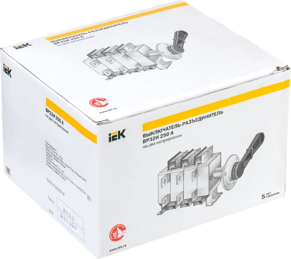 Изображение товара Выключатель-разъединитель IEK ВР32И-39B71250 630А / SRK41-211-630