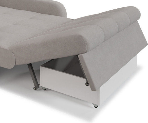 Изображение товара Диван Mebel-Ars Аккордеон Барон №6 ППУ 120x200 (Vivaldi 6/капучино)