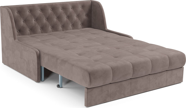 Изображение товара Диван Mebel-Ars Аккордеон Барон №6 ППУ 120x200 (Vivaldi 6/капучино)