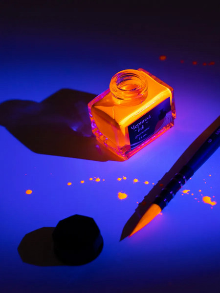 Изображение товара Чернила для перьевой ручки Малевичъ 195360 (15мл, неоновый оранжевый)