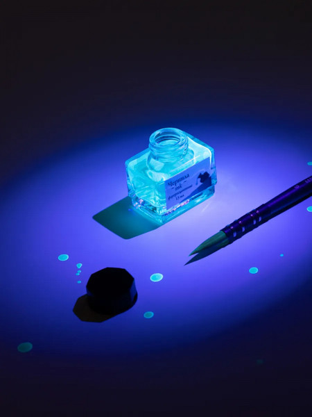 Изображение товара Чернила для перьевой ручки Малевичъ 195364 (15мл, флуоресцентный прозрачный)