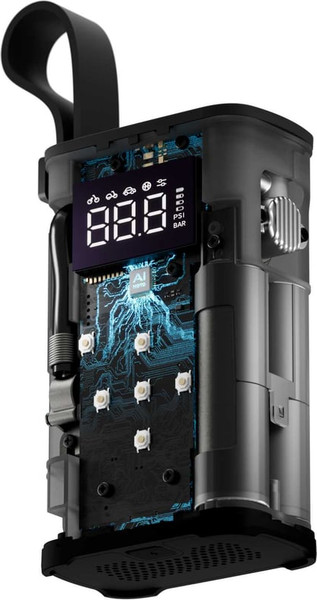 Изображение товара Автомобильный компрессор HOTO Electric Air Pump ADV HOE0011GL (черный)