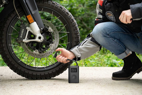 Изображение товара Автомобильный компрессор HOTO Electric Air Pump ADV HOE0011GL (черный)