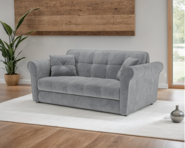 Изображение товара Диван Mebel-Ars Аккордеон Гранд НПБ 180x200 (Vivaldi 92/темно-серый)