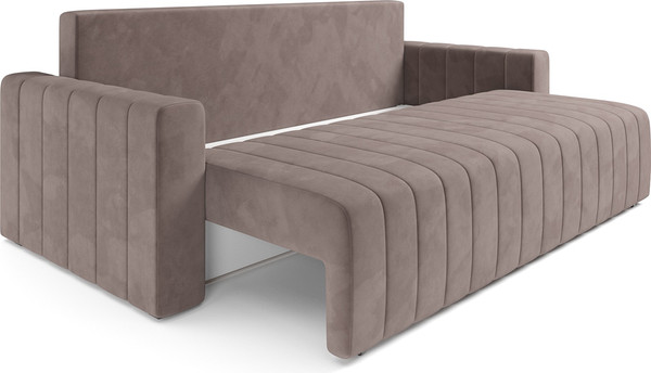 Изображение товара Диван Mebel-Ars Еврокнижка Лондон (Vivaldi 6/капучино)