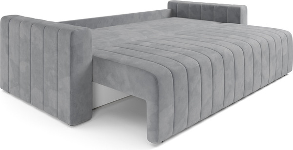 Изображение товара Диван Mebel-Ars Еврокнижка Лондон (Vivaldi 92/темно-серый)