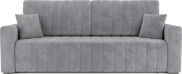 Изображение товара Диван Mebel-Ars Еврокнижка Лондон (Vivaldi 92/темно-серый)