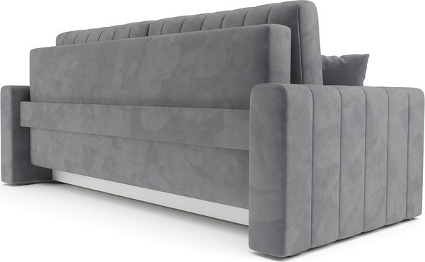 Изображение товара Диван Mebel-Ars Еврокнижка Лондон (Vivaldi 92/темно-серый)