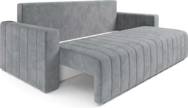 Изображение товара Диван Mebel-Ars Еврокнижка Лондон (Vivaldi 92/темно-серый)