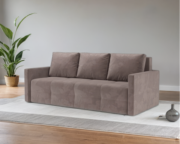 Изображение товара Диван Mebel-Ars Еврокнижка Марсель №2 (Vivaldi 6/капучино)