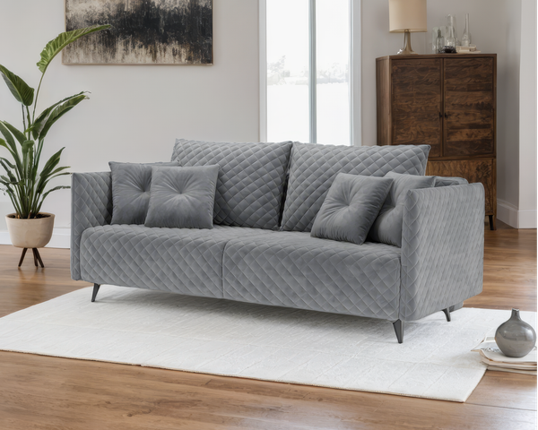 Изображение товара Диван Mebel-Ars Вашингтон (Vivaldi 92/темно-серый)