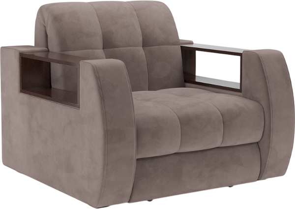 Изображение товара Кресло-кровать Mebel-Ars Барон №3 (Vivaldi 6/капучино)